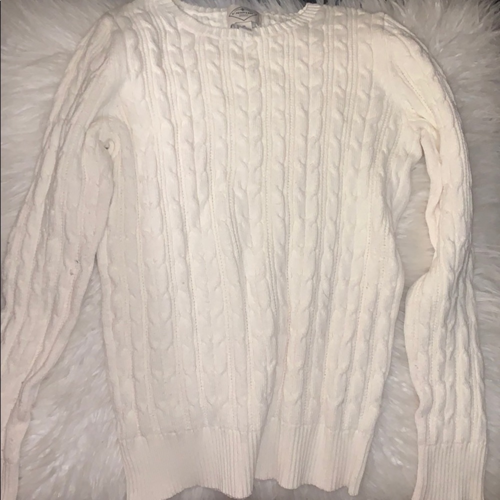St John’s Bay Cable-Knit Sweater